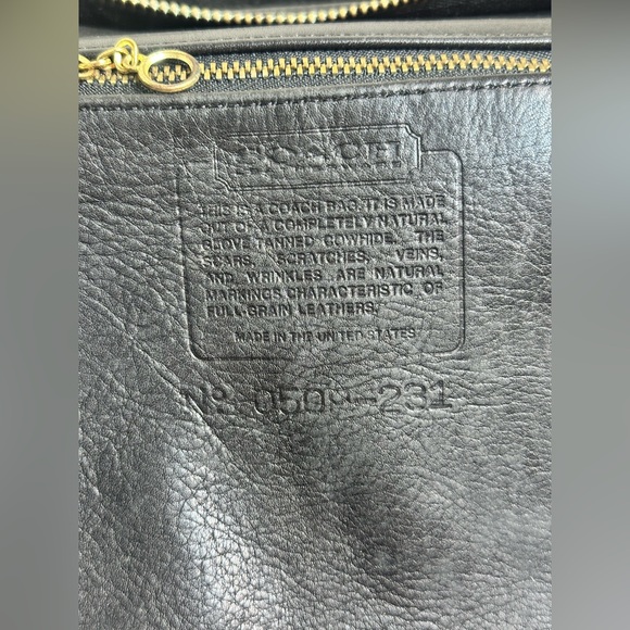Vintage Coach Whitney 4115 black brass shoulder crossbody pre 1994 leather - Picture 12 of 16